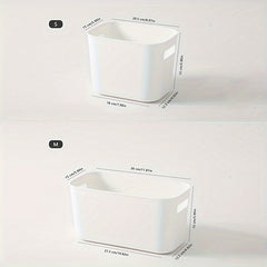 Japanese Style Desktop Storage Box Kitchen and Office Organization Basket