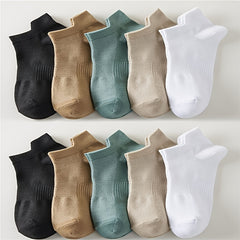 Colorblock Striped Socks Comfy & Breathable All match Women's Stockings