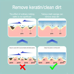 Exfoliating Bath Scrub Sponge Shower Brush