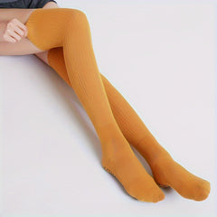 Professional Yoga Socks Over The Knee Warm Winter Stockings