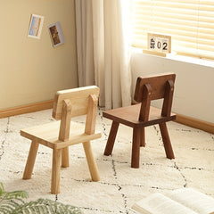 All Solid Wood Shoe Changing Stool Robot Foyer Bench