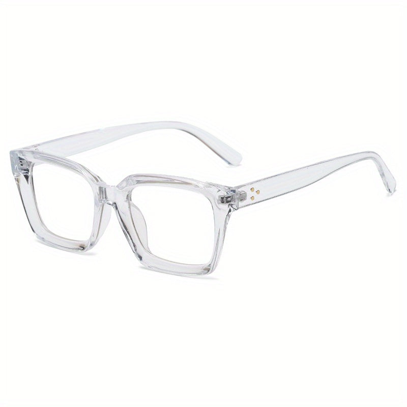 Men's Square Frame Flat Mirror Rice Nail