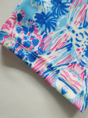 Women's Flower Print Yoga Leggings High Stretchy Tummy Control