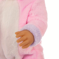 Pink Doll Clothes Set for 18 inch Reborn Baby - Jumpsuit Outfit