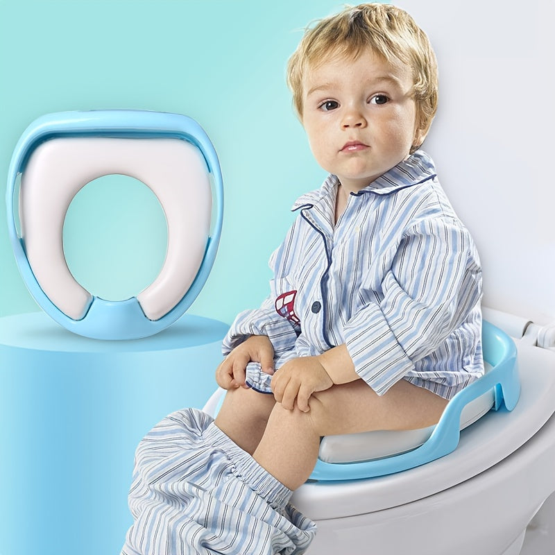 Children's Toilet Seat Baby Soft Toilet Seat Portable Baby Toilet