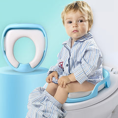 Children's Toilet Seat Baby Soft Toilet Seat Portable Baby Toilet