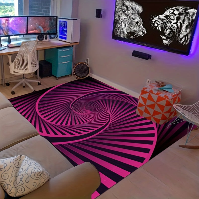 3D Crystal Velvet Carpet Mat, Game Rooms Living Room Carpet Home
