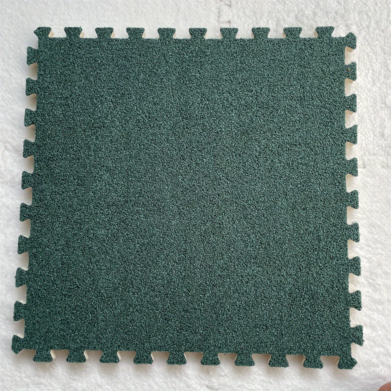 6pcs Plush Puzzle Foam Floor Mat Bay Window Mat Seat Mat