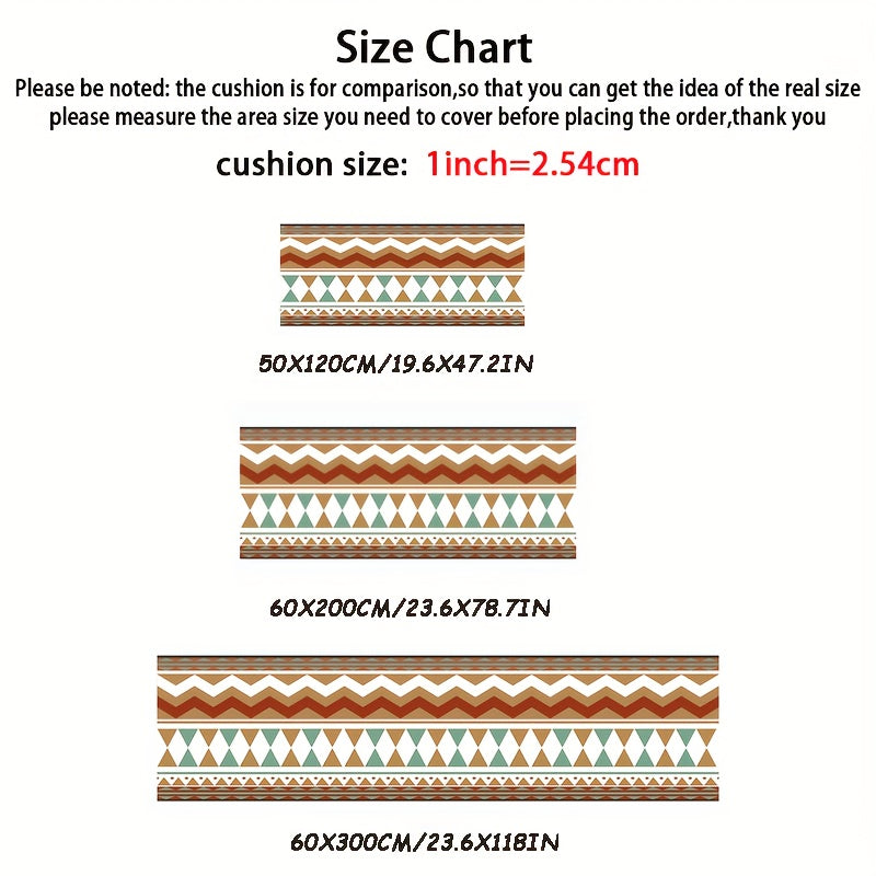 Non Slip Rag Carpet for Home Decor 50x120cm