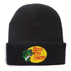 Embroidered Wool Cap Knitted Pullover Warm Hip Hop Cap