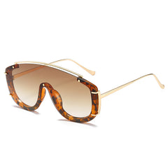 Large Frame One piece Ins Sunglasses