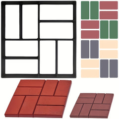 Garden Road Mold E Model for Cement Brick Stone Concrete Mold