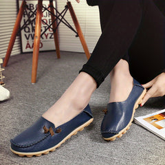 Women's Comfy Flat Loafers Soft Slip On Shoes Casual Flats