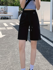 High Waist Drawstring Workout Shorts for Women