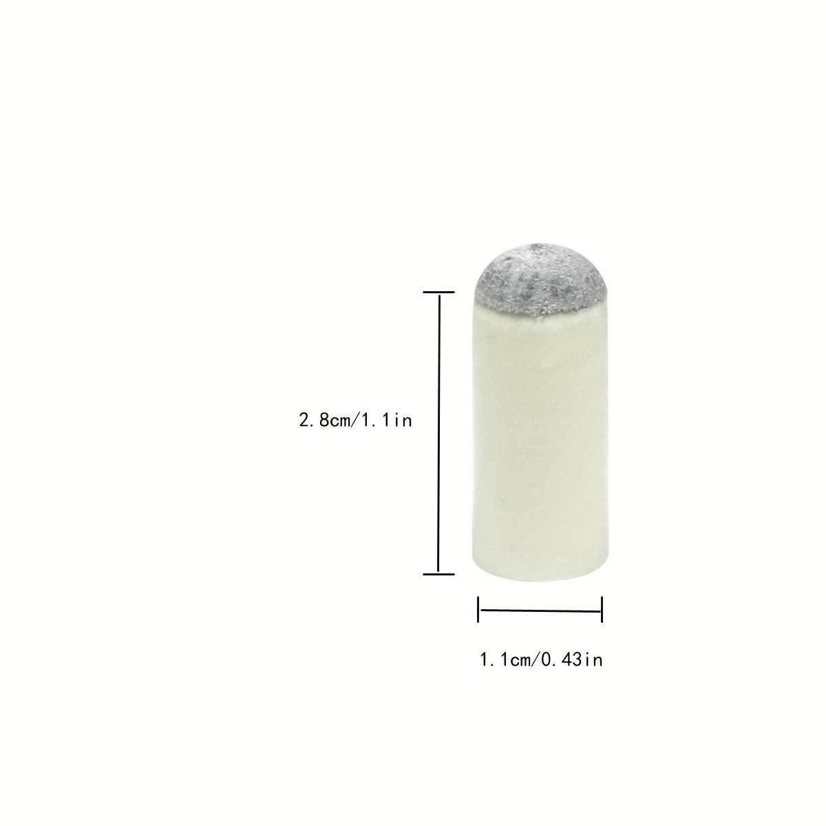 100pcs Billiard Cue Tips Plastic Replacement Pool Cue Tips