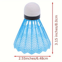 12pcs Colorful Badminton Shuttlecocks for Training Exercise