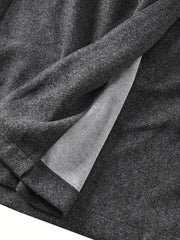 Solid V Neck Wrap Coat Fall Winter Jacket Women's Clothing