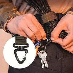 3pcs Nylon Webbing Buckle Sports Gloves Holder