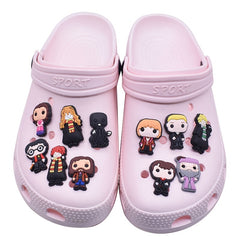 29pcs Anime Theme Shoe Charms For Clogs Jigs Bubble Slides Sandals PVC