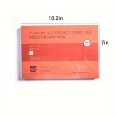 Watercolor Pad 10X7 20 Sheets 140lb 100% Cotton Smooth Surface Acid Paper