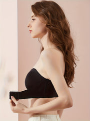Front Buckle Push Up Bandeau Bra Women's Lingerie