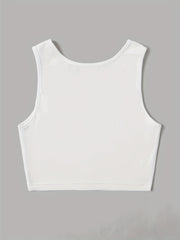 Graphic Print Tank Top 3 Pack Crew Neck Sleeveless Women's Clothing