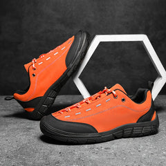 Men's Outdoor Lace Up Hiking Shoes Wear-Resistant Non-Slip