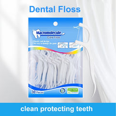 30pcs Professional Dental Flossers for Adults