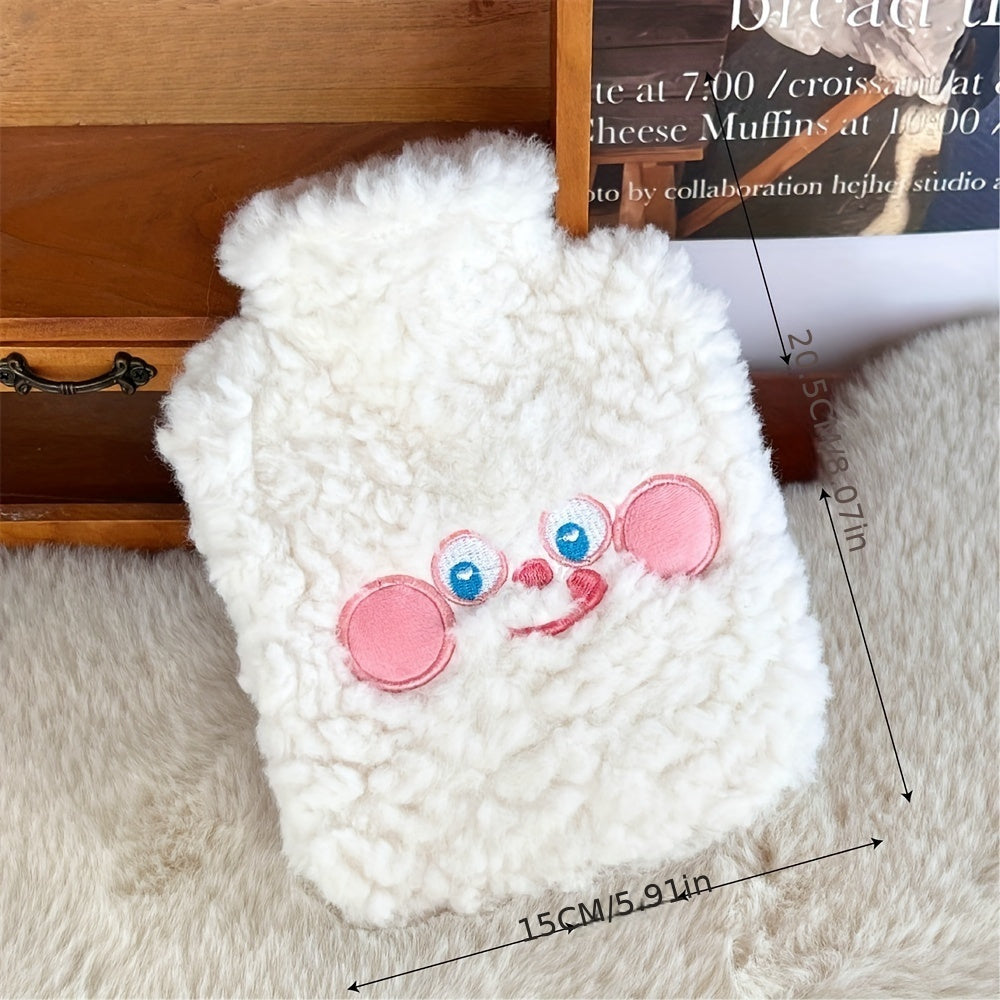 Cartoon Hand Warmer Plush Cover Portable Hot Water Bag