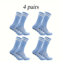 Non slip Soccer Socks Breathable Sweat-absorbing Crew Socks