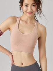 SLOLI Shockproof Racerback Sports Bra High Impact Workout Bra for Women