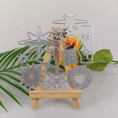 Christmas Star Metal Cutting Dies And Stamps DIY Card Scrapbook Decoration