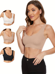 Padded Sports Bra Sleeveless Yoga Tank Tops