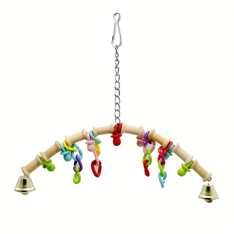 Colorful Bamboo Style Parrot Chew Toy