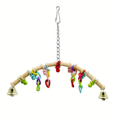 Colorful Bamboo Style Parrot Chew Toy