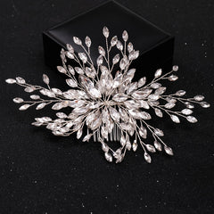 Rhinestone Wedding Bridal Hair Comb Clip for Women