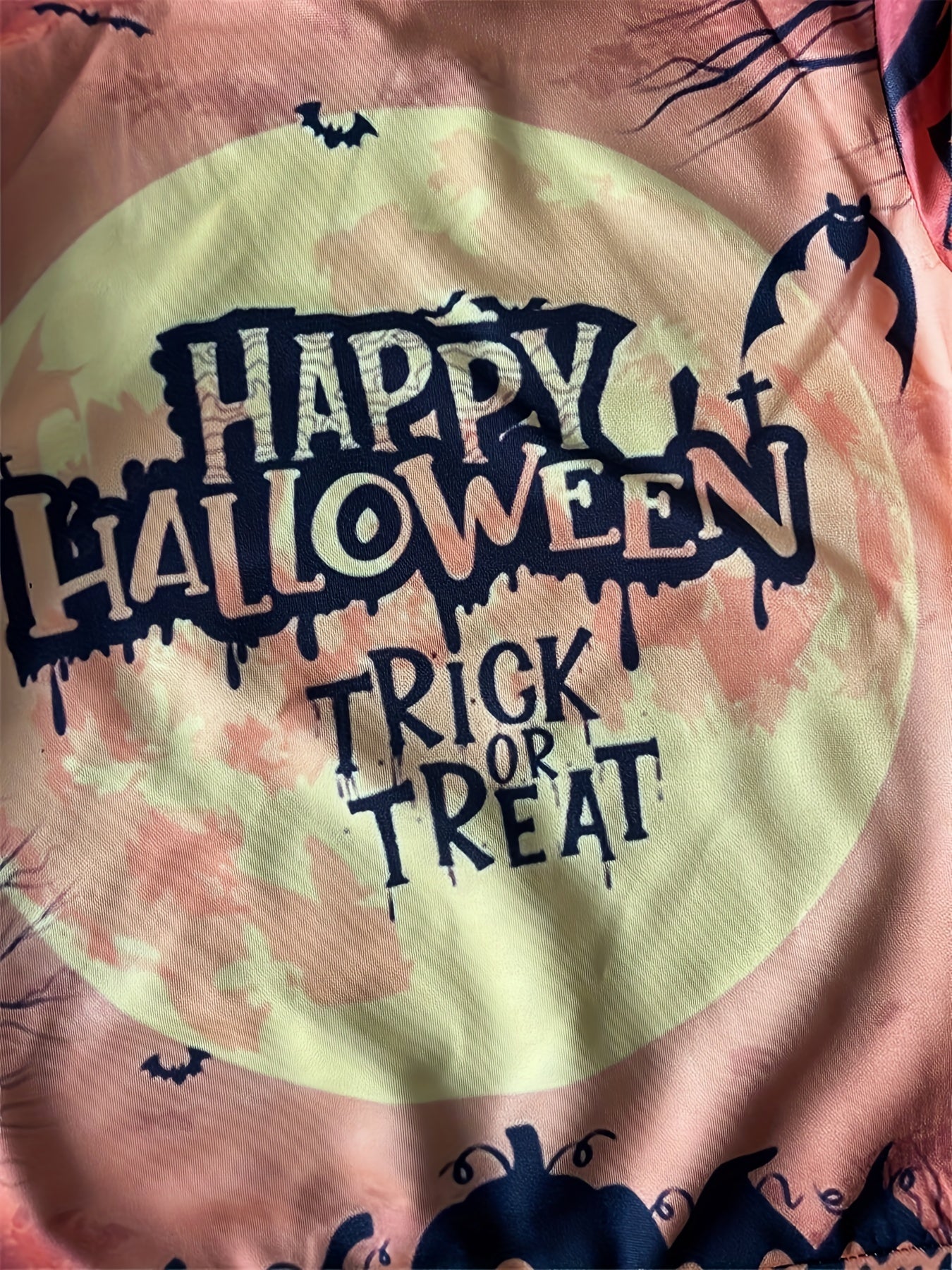 Halloween Night 3D Print Kids Hoodie Long-sleeved Sweatshirt