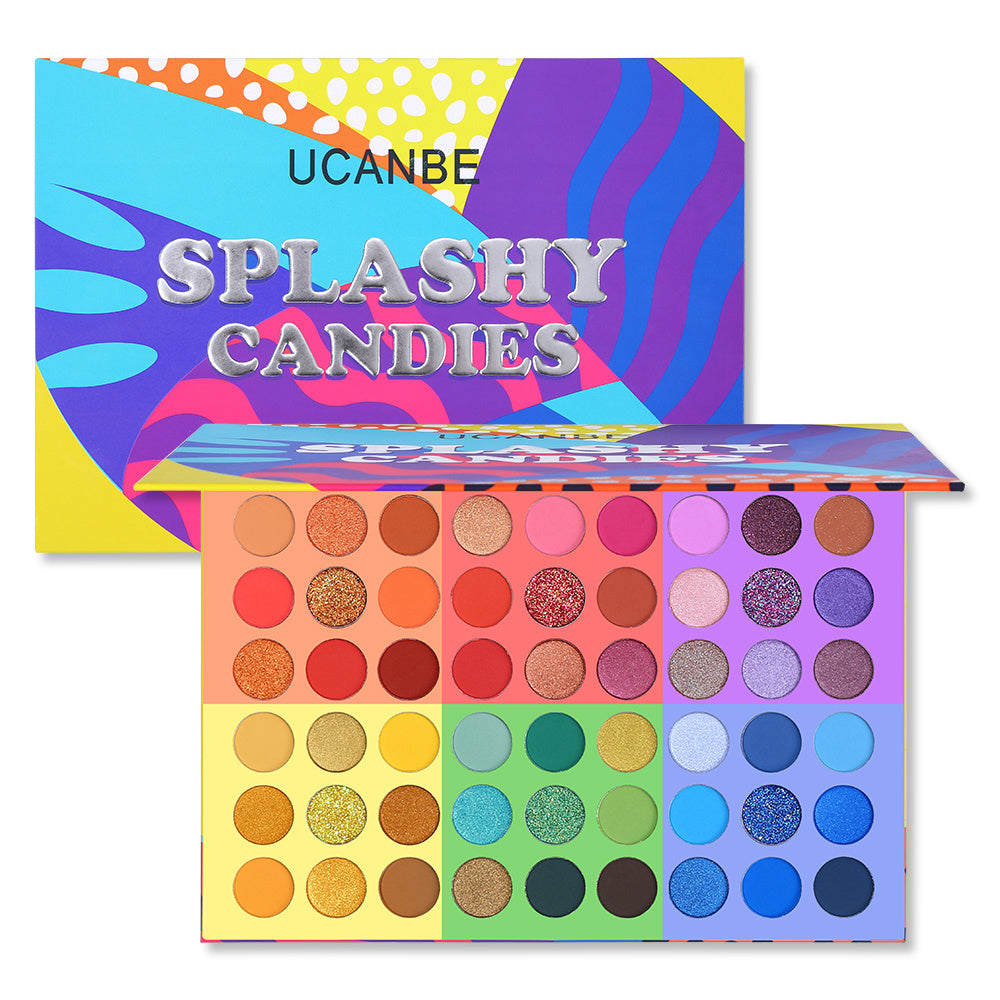 UCANBE Splashy Candies Eyeshadow Palette - 54 Shades