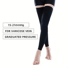 15 21mmHg Compression Sock Footless Class 1 Support Men Women