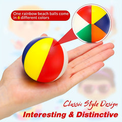 12pcs Sponge Squeeze Balls Stress Relief Fidget Toy Colored TPU Material