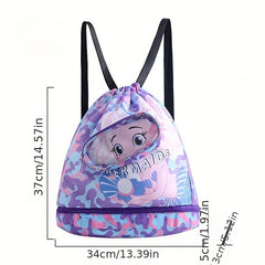 Cartoon Swimming Bag Dry & Wet Storage Bag for Water Sports & Beach