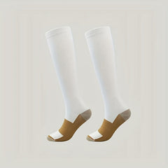 3 Pairs Copper Compression Thigh Socks for Outdoor Activities