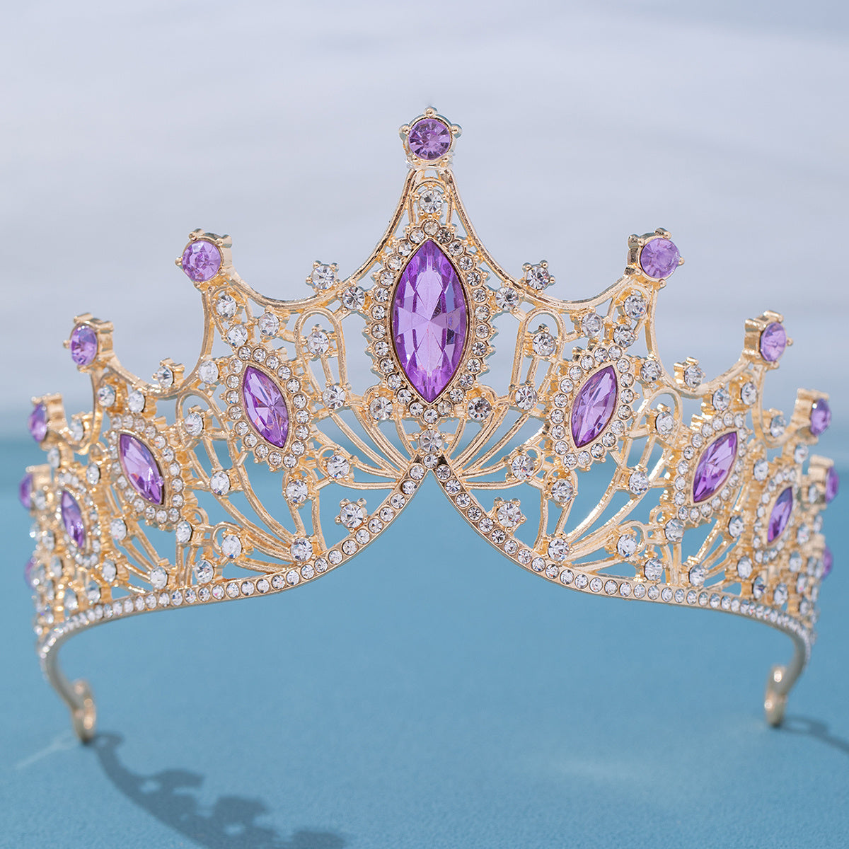 Crystal Rhinestone Bridal Tiara Crown Wedding Hair Accessory