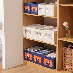 Cartoon Clothes Storage Box Indoor Drawer Storage Baskets