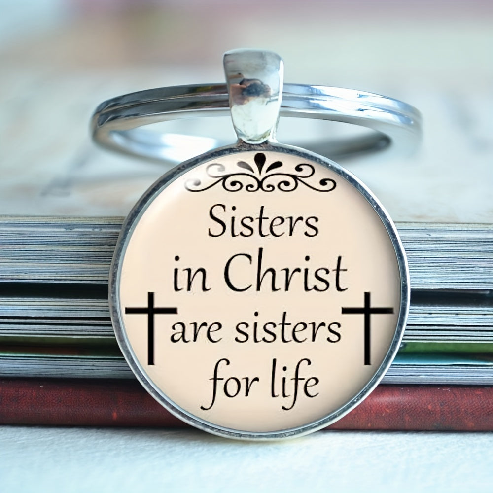 1pc Christian Sisters Keyring Birthday Gift