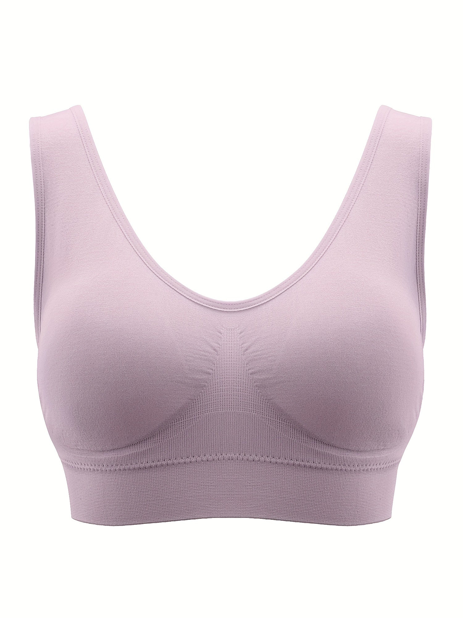 Seamless Ribbed Sports Bra