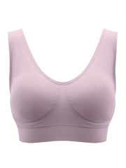 Seamless Ribbed Sports Bra