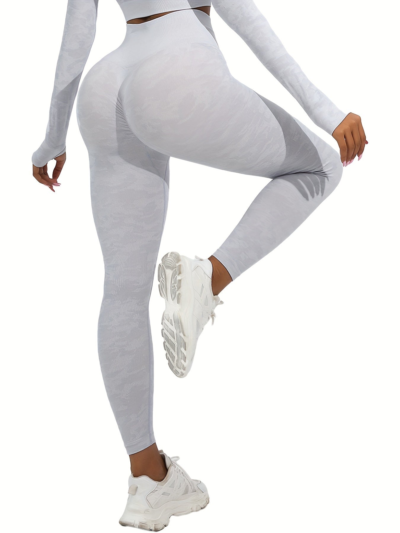 Camouflage Seamless Yoga Pants High Stretch Leggings Women's Activewear