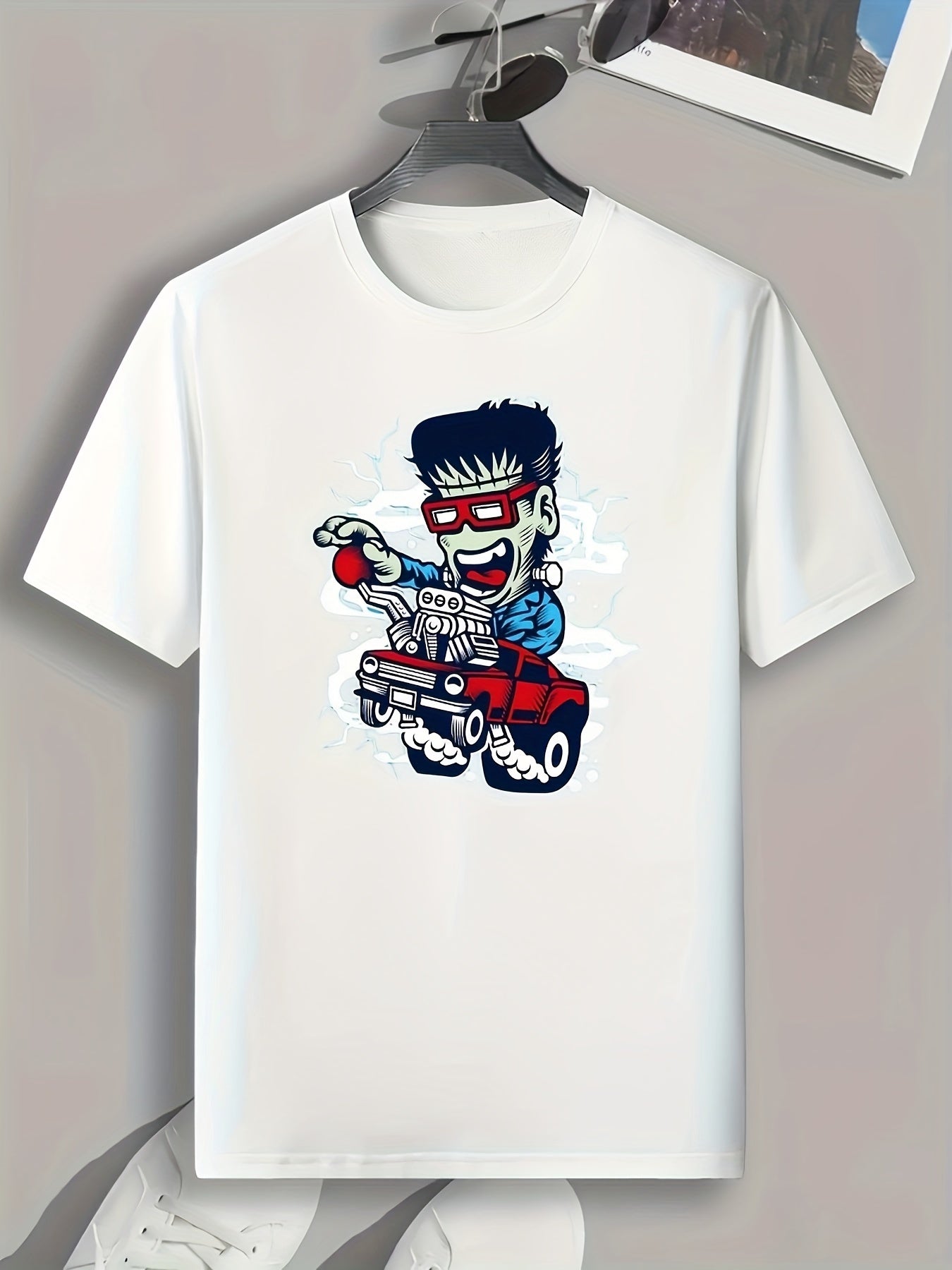 Men's Sports T shirt Graphic Tee for Fitness Activities