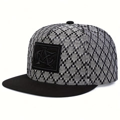 Men's CA Letter Hip Hop Hat Adjustable Sun Hat Baseball Cap